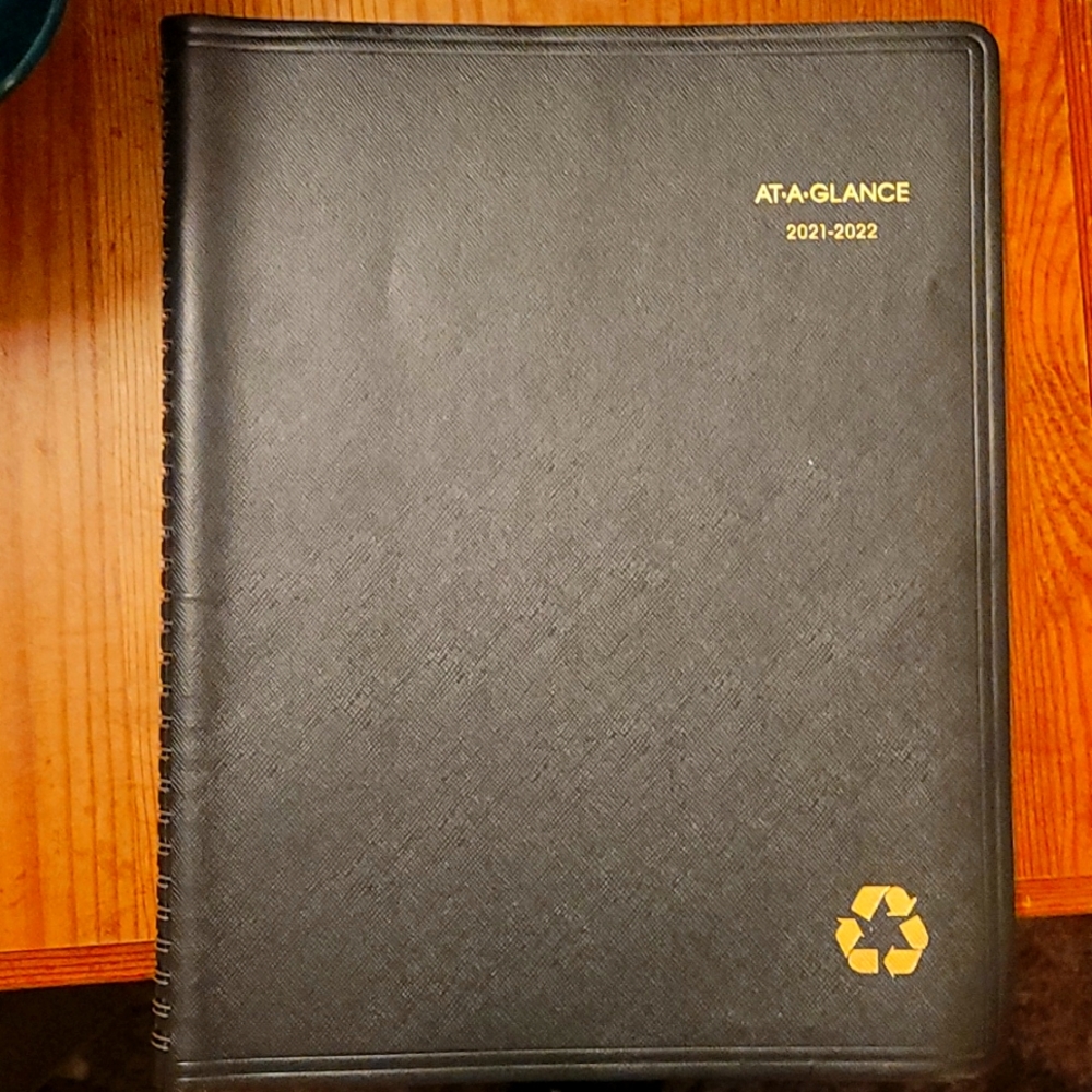 2021-2022 weekly/monthly appointment book